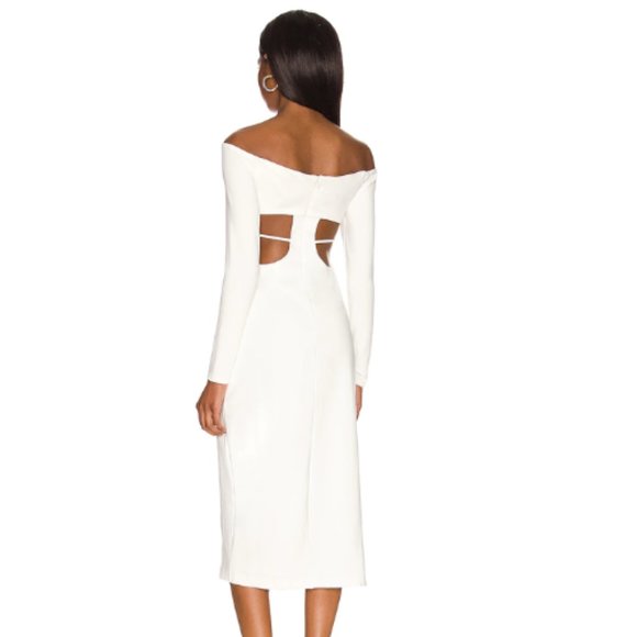 h:ours Zola Dress in Ivory NWT Size Large and XL - Picture 2 of 3